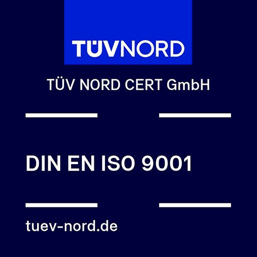 Auszeichnung TÜV nOrd DIN EN ISO 9001 Spaleck Oberflächentechnik